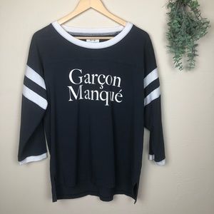 Madewell Tops - Madewell | Garçon Manqué Tomboy Varsity T-Shirt Madewell Tops - Madewell | Garçon Manqué Tomboy Varsity T-Shirt